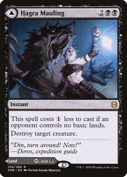 {R} Hagra Mauling // Hagra Broodpit [Zendikar Rising][ZNR 106]