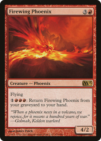 {R} Firewing Phoenix [Magic 2013][M13 131]