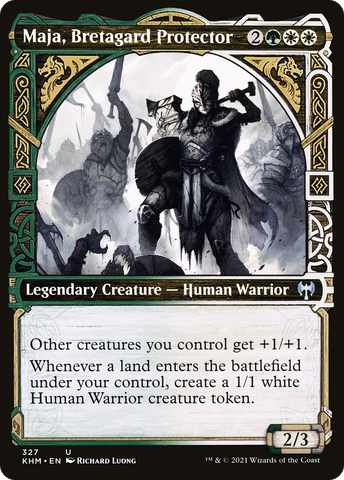 {C} Maja, Bretagard Protector (Showcase) [Kaldheim][KHM 327]