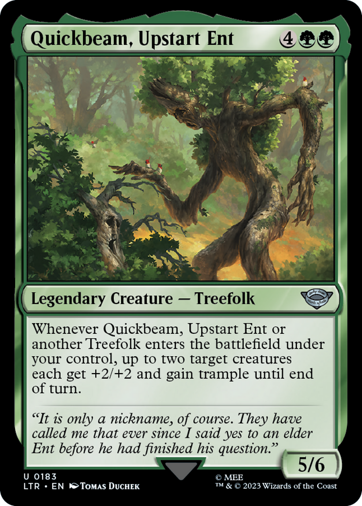 {C} Quickbeam, Upstart Ent [The Lord of the Rings: Tales of Middle-Earth][LTR 183]