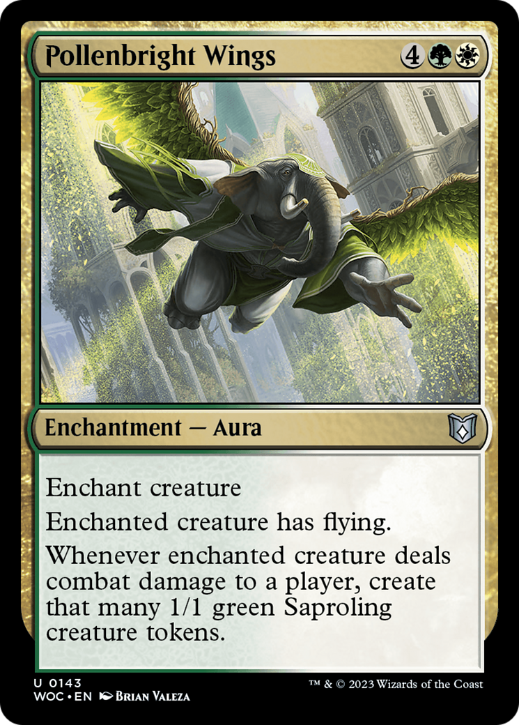 {C} Pollenbright Wings [Wilds of Eldraine Commander][WOC 143]