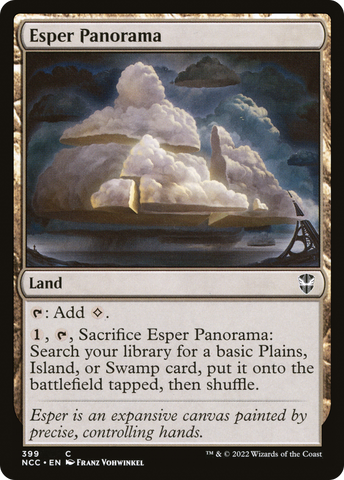 {C} Esper Panorama [Streets of New Capenna Commander][NCC 399]