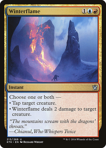 {C} Winterflame [Khans of Tarkir][KTK 213]