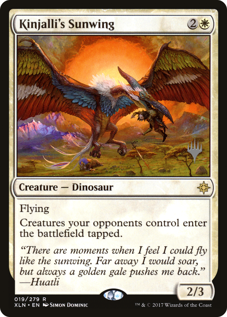 {R} Kinjalli's Sunwing (Promo Pack) [Ixalan Promos][PP XLN 019]