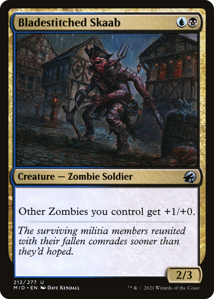 {C} Bladestitched Skaab [Innistrad: Midnight Hunt][MID 212]