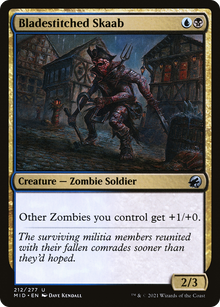 {C} Bladestitched Skaab [Innistrad: Midnight Hunt][MID 212]