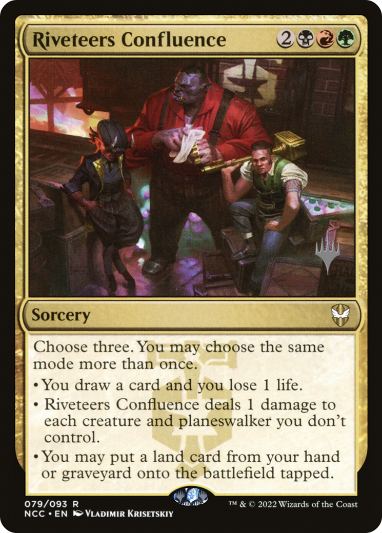 {R} Riveteers Confluence (Promo Pack) [Streets of New Capenna Commander Promos][PP NCC 079]