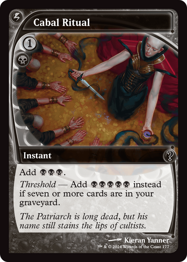 {C} Cabal Ritual (Future Sight) [Mystery Booster 2][MB2 177]