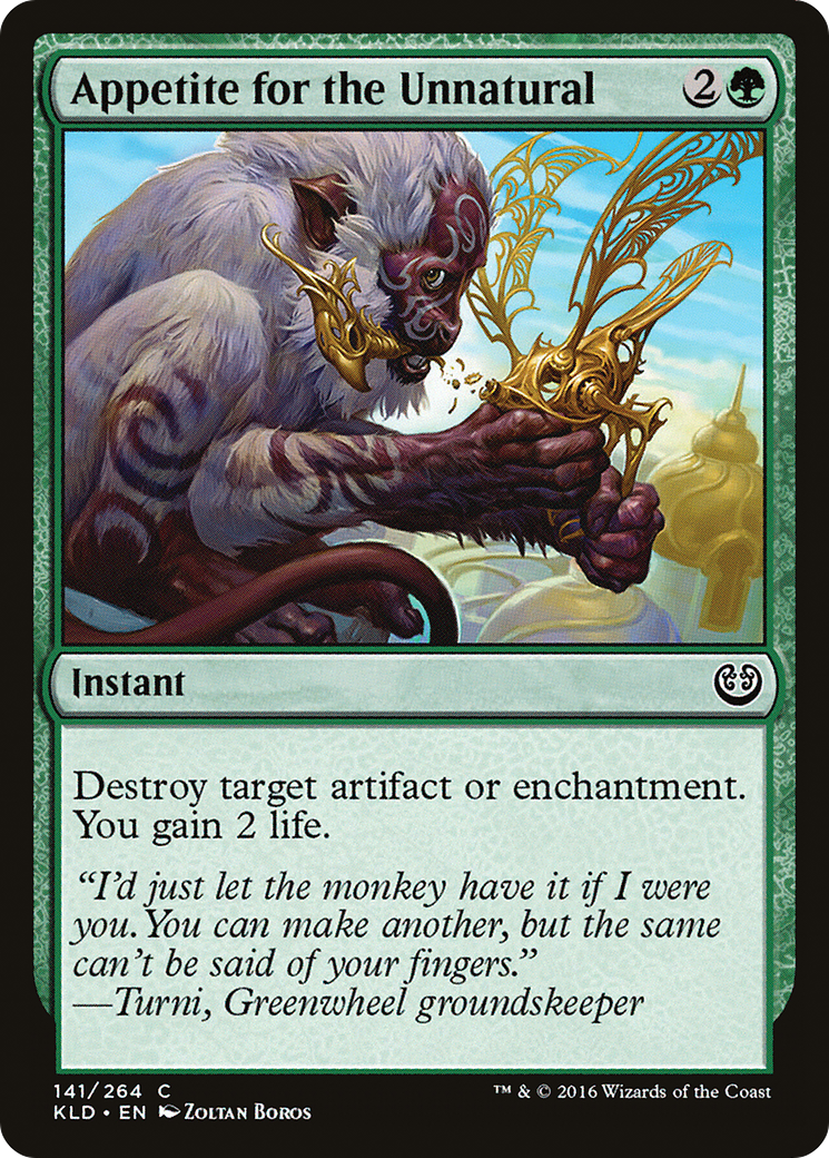 {C} Appetite for the Unnatural [Kaladesh][KLD 141]