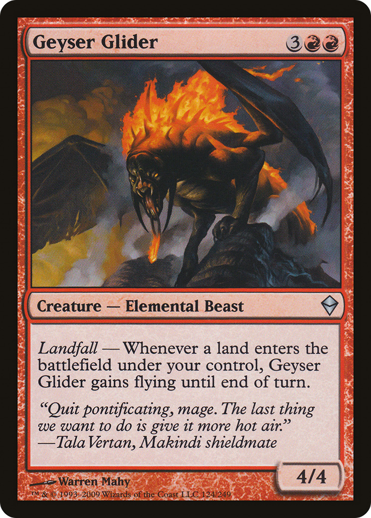 {C} Geyser Glider [Zendikar][ZEN 124]