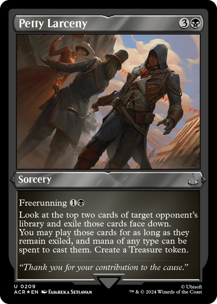 {C} Petty Larceny (Foil Etched) [Assassin's Creed][ACR 209]