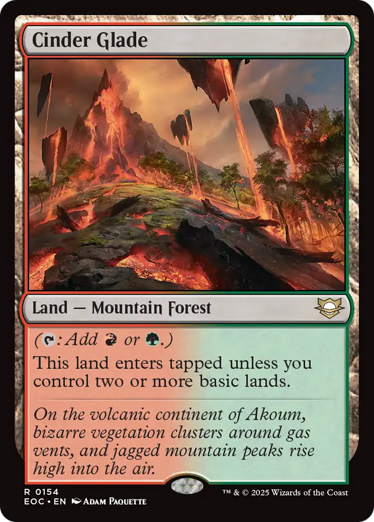 {@@ EOC R} Cinder Glade [Edge of Eternities Commander][EOC 154]