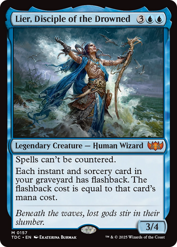 {R} Lier, Disciple of the Drowned [Tarkir: Dragonstorm Commander][TDC 157]