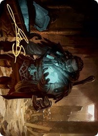 {A} Vault Robber Art Card (Gold-Stamped Signature) [Kaldheim Art Series][GS AKHM 040]