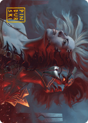 {A} Thrill of Possibility Art Card (Gold-Stamped Signature) [Phyrexia: All Will Be One Art Series][GS AONE 036]