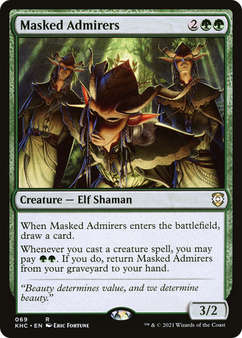 {R} Masked Admirers [Kaldheim Commander][KHC 069]