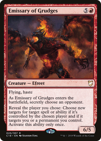 {R} Emissary of Grudges [Commander 2018][C18 020]