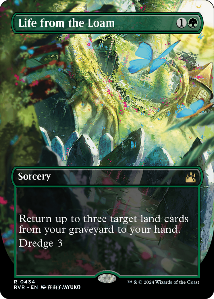 {R} Life from the Loam (Anime Borderless) [Ravnica Remastered][RVR 434]