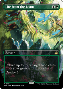 {R} Life from the Loam (Anime Borderless) [Ravnica Remastered][RVR 434]