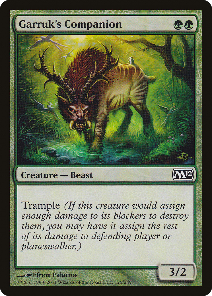 {C} Garruk's Companion [Magic 2012][M12 175]