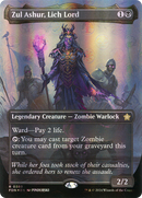 {@R} Zul Ashur, Lich Lord (Borderless) (Mana Foil) [Foundations][FDN 389]