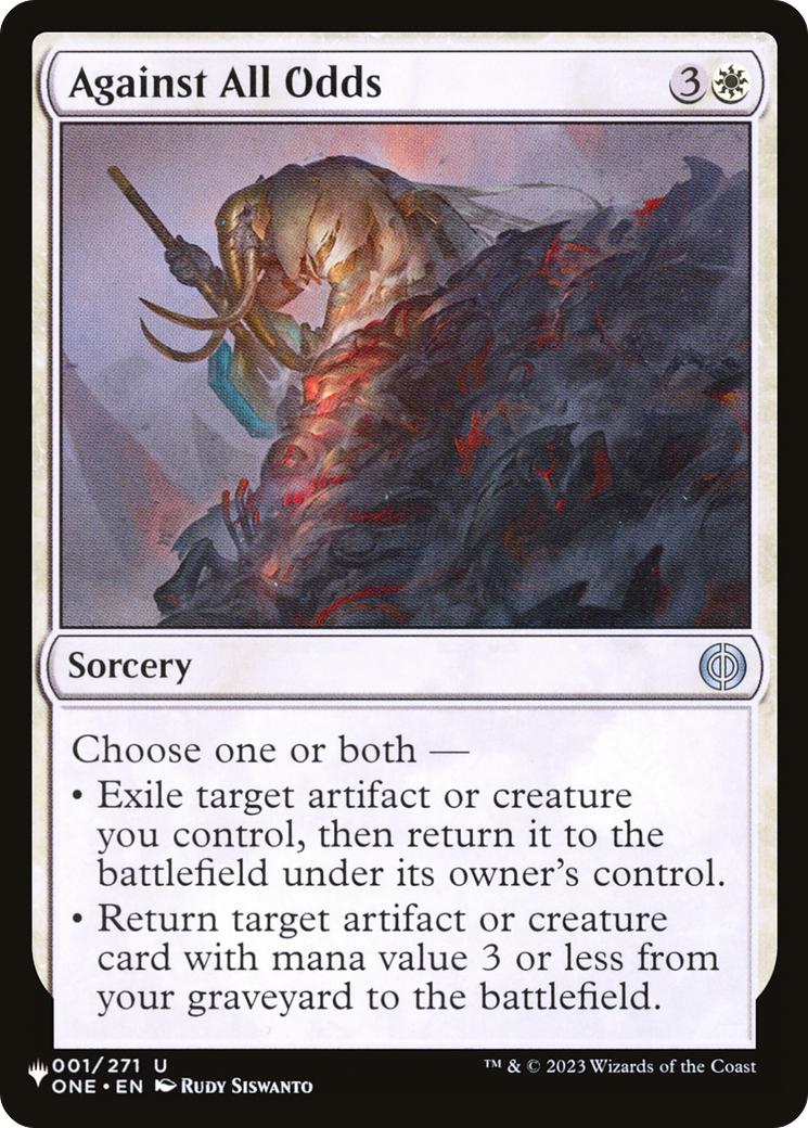 Against All Odds [LIST 001/271]