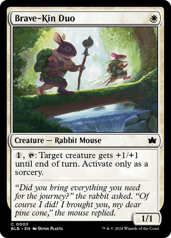 {@C} Brave-Kin Duo [Bloomburrow][BLB 003]