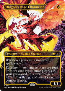 {R} Dragon's Rage Channeler (Foil) (Borderless) [Secret Lair Drop] [SLD 2053]