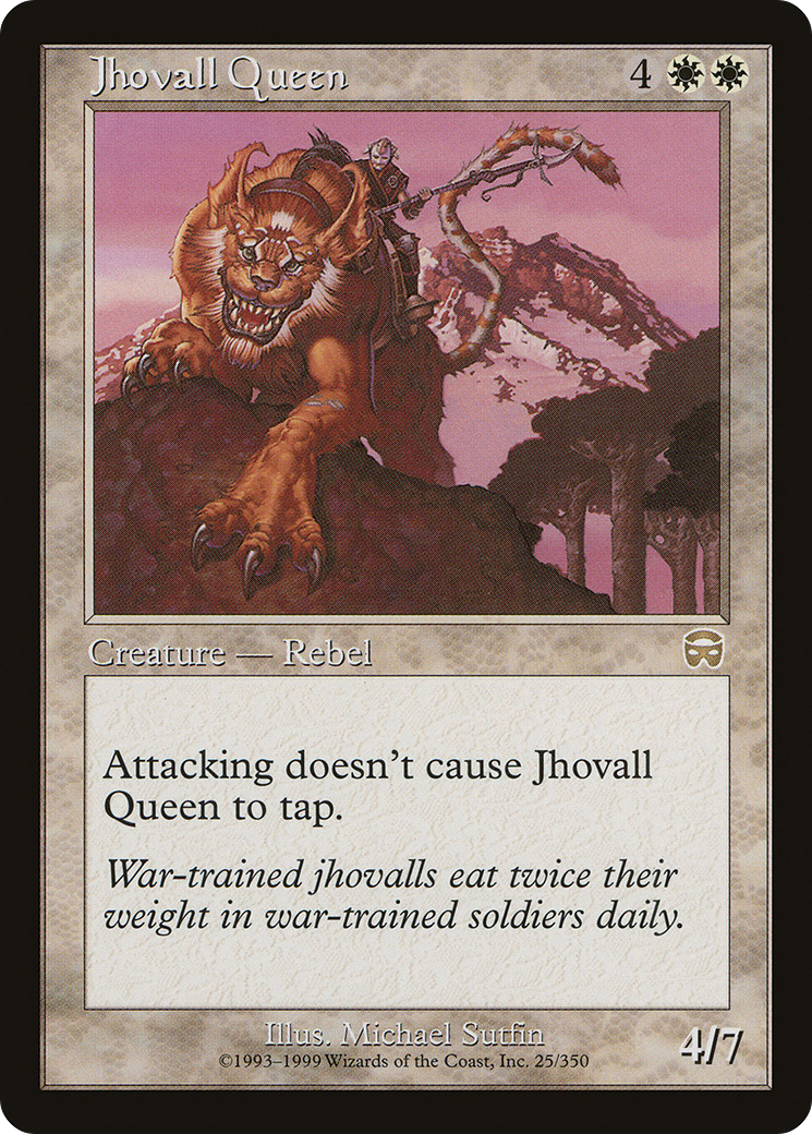{R} Jhovall Queen [Mercadian Masques][MMQ 025]