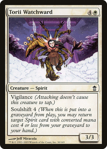 {C} Torii Watchward [Saviors of Kamigawa][SOK 030]