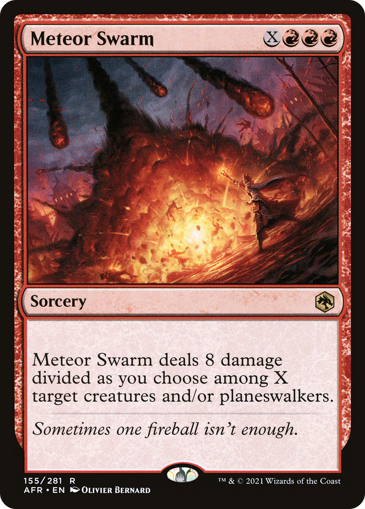 {R} Meteor Swarm [Dungeons & Dragons: Adventures in the Forgotten Realms][AFR 155]