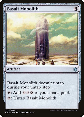 {C} Basalt Monolith [Commander Anthology][CMA 210]