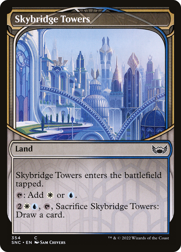 {C} Skybridge Towers (Showcase Skyscraper) [Streets of New Capenna][SNC 354]