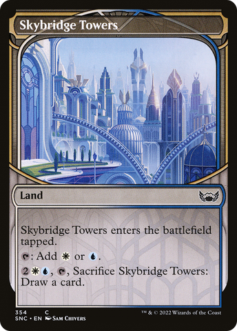 {C} Skybridge Towers (Showcase Skyscraper) [Streets of New Capenna][SNC 354]