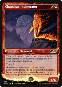 {R} Chandra's Incinerator (Showcase) [Core Set 2021][M21 302]