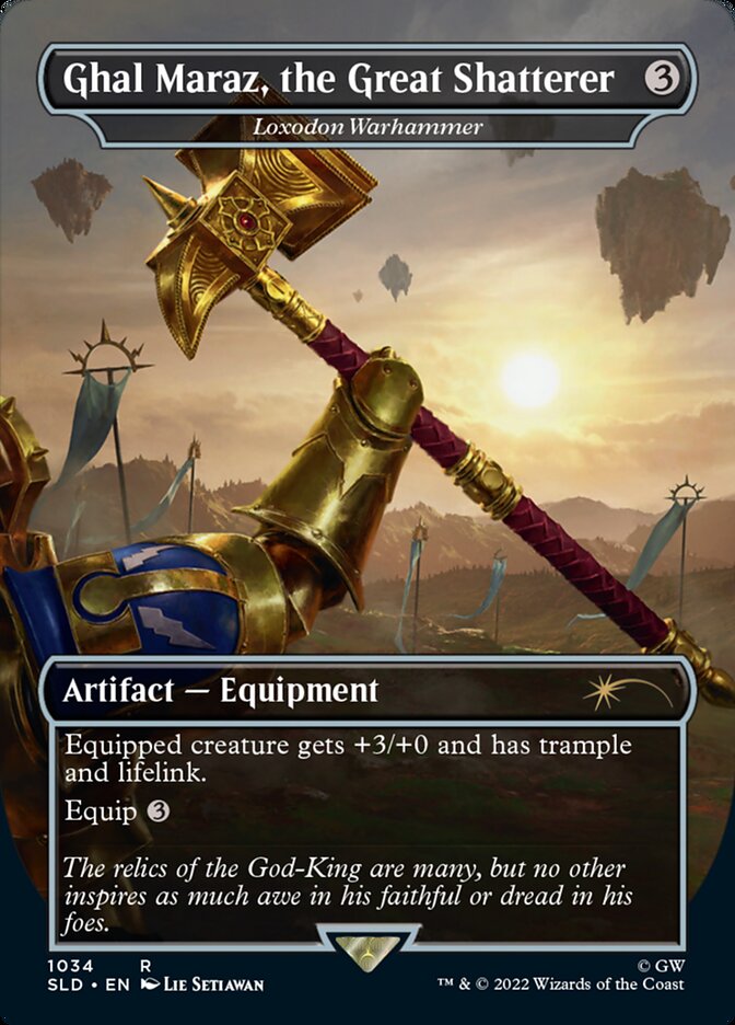 {R} Ghal Maraz, the Great Shatterer - Loxodon Warhammer (Borderless) [Secret Lair Drop Series][SLD 1034]