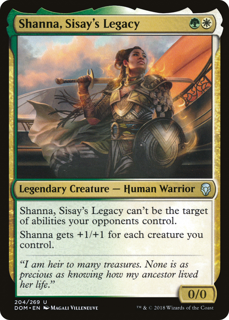 {C} Shanna, Sisay's Legacy [Dominaria][DOM 204] - Misty Mountain Games