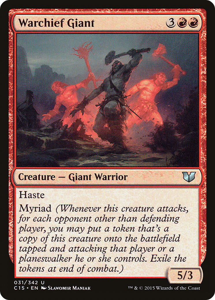 {C} Warchief Giant [Commander 2015][C15 031] - Misty Mountain Games