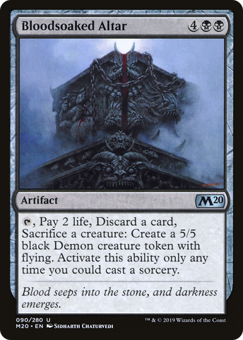 {C} Bloodsoaked Altar [Core Set 2020][M20 090]