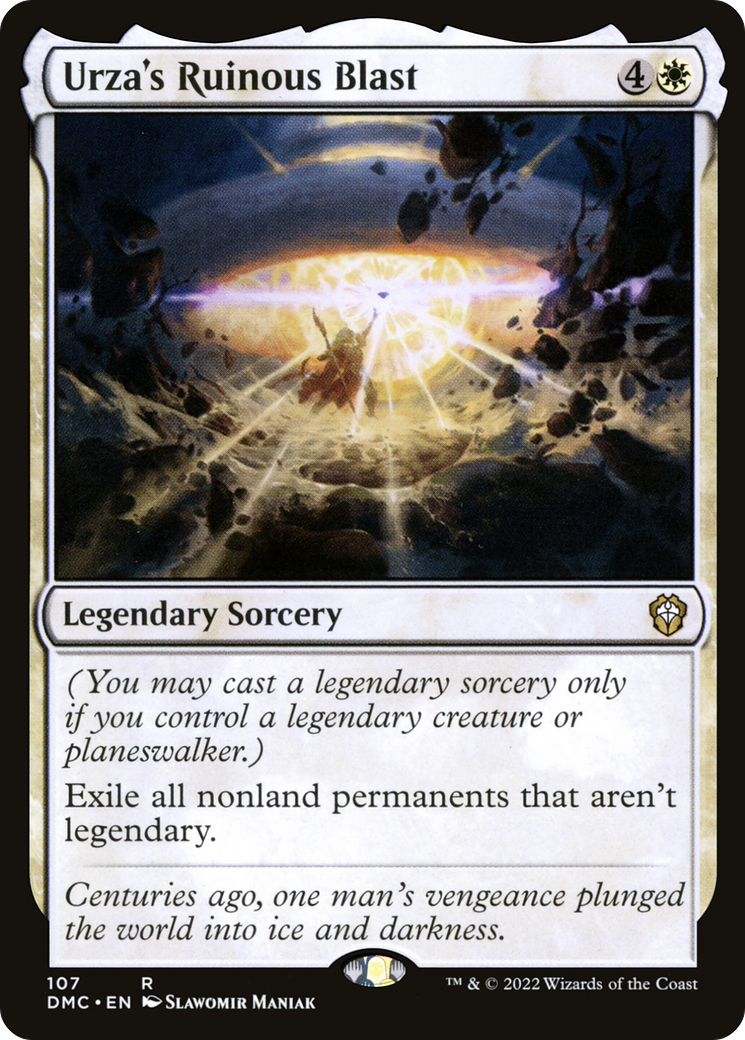 {R} Urza's Ruinous Blast [Dominaria United Commander][DMC 107]
