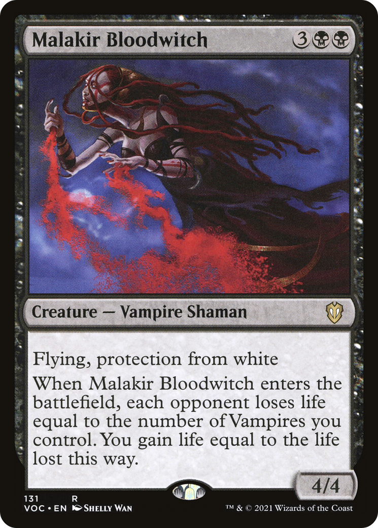{R} Malakir Bloodwitch [Innistrad: Crimson Vow Commander][VOC 131]