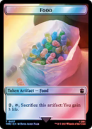 {T} Horse // Food (0057) Double-Sided Token (Surge Foil) [Doctor Who Tokens][TWHO 36//57]