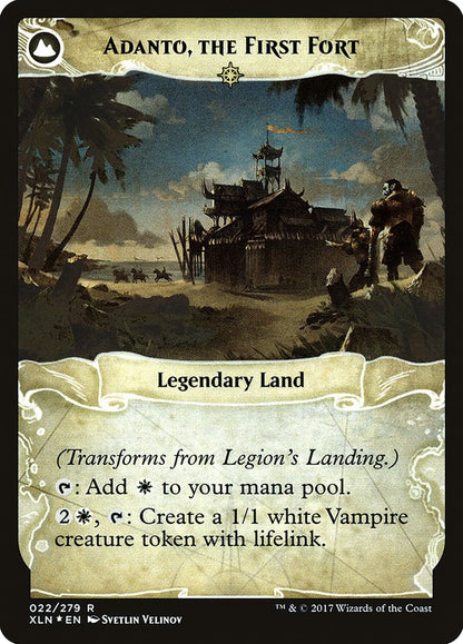 {R} Legion's Landing // Adanto, the First Fort [Ixalan Prerelease Promos][PR XLN 022]