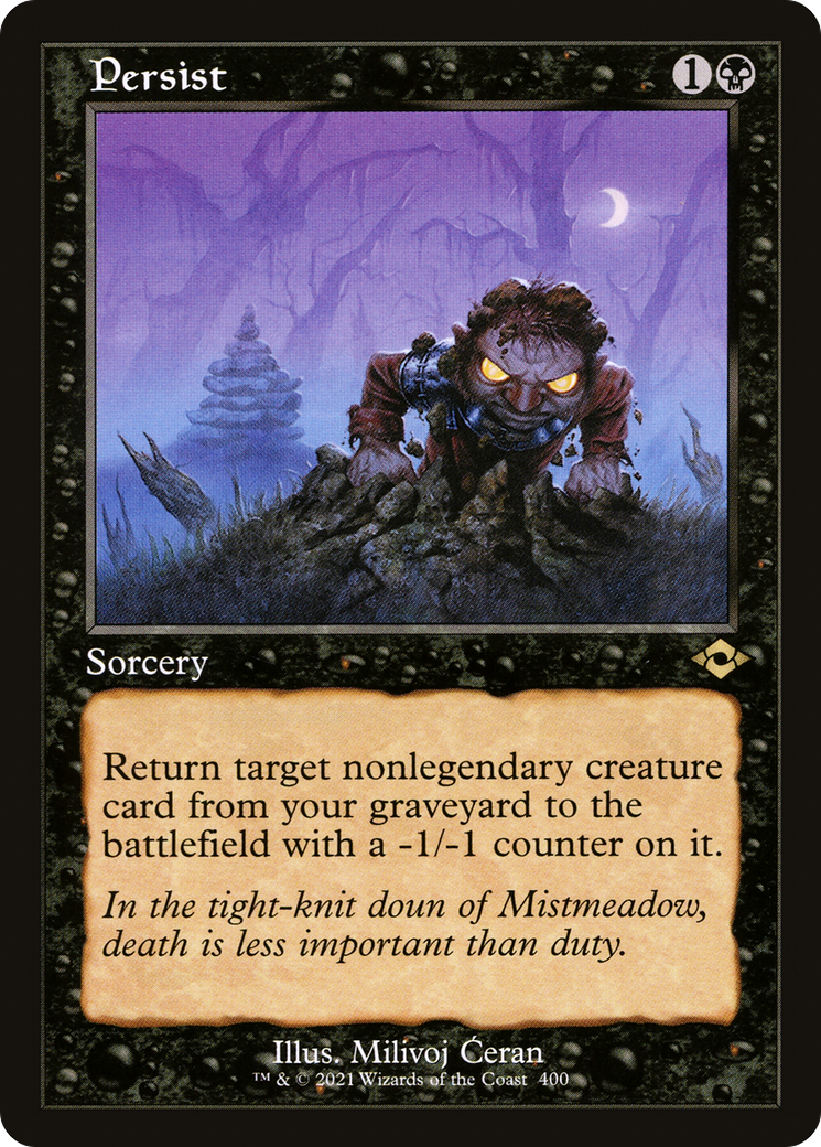 {R} Persist (Retro Frame) (Foil) [Modern Horizons 2] [MH2 400]