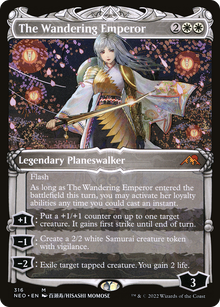 {R} The Wandering Emperor (Showcase Samurai) [Kamigawa: Neon Dynasty][NEO 316]