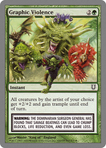 {C} Graphic Violence [Unhinged][UNH 100]