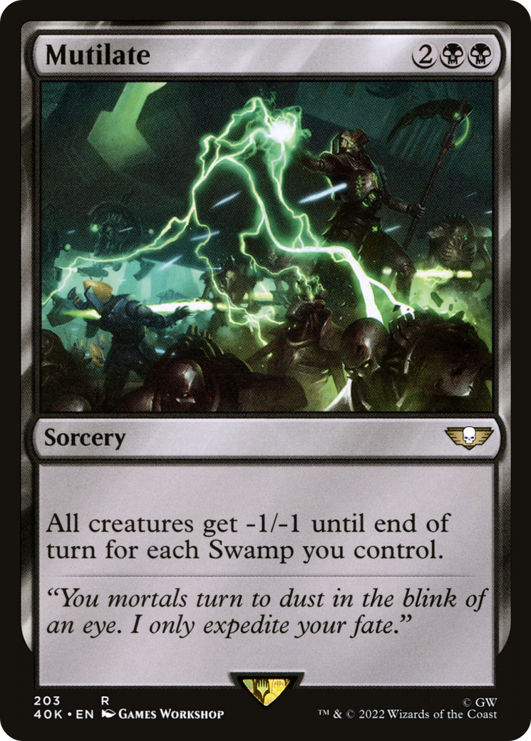 {R} Mutilate [Universes Beyond: Warhammer 40,000][40K 203]