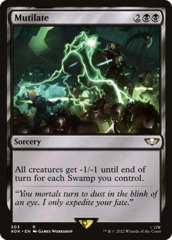 {R} Mutilate [Universes Beyond: Warhammer 40,000][40K 203]