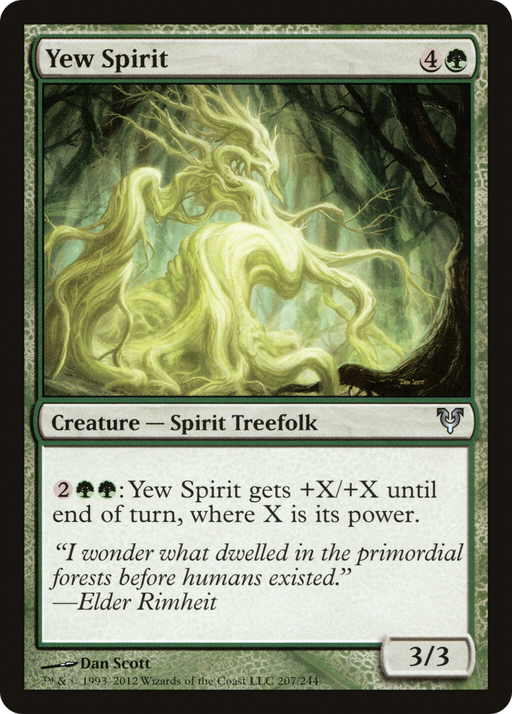 {C} Yew Spirit [Avacyn Restored][AVR 207]
