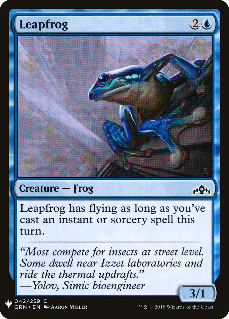{C} Leapfrog [Mystery Booster][LS GRN 042]